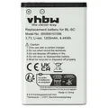 vhbw Akku kompatibel mit Telekom Sinus A806 Handy Smartphone Telefon (1200mAh, 3,7V, Li-Ion)