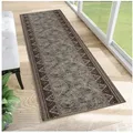 Tapiso Läufer Anti Rutsch, rechteckig, Höhe: 6 mm, Antirutsch Flurläufer Meterware, rutschfest, pflegeleicht grau 67 cm x 160 cm x 6 mm