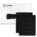 AllSpares Aktivkohlefilter (x2) für Dunstabzugshauben geeignet für Airforce AFFC