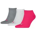 PUMA Sneakersocken PUMA UNISEX SNEAKER PLAIN (3 Paar) mit kleinem Logo grau 39-42