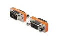 DIGITUS D-Sub 9 Null-Modem Adapter - 9-Pin Kupplung - Stecker zu Buchse - Gender