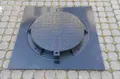 Varile - 100cm Schachtabdeckung Quadratisch, Schachtdeckel, Gullydeckel