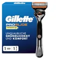 Gillette Fusion5 Proglide Power Rasierer Herren — Inkl. 1 Nassrasierer, 1 Ersatzklingen mit Neuem Everglide Gleitstreifen für Noch Sanfteres Gleiten — Schwarz
