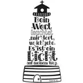 Rayher Leuchtturm Motivstempel Leuchtturm 10,0 x 5,0 cm