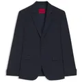 HUGO Baumwollsakko Slim-Fit Sakko Arti - Slim Fit blau 98
