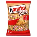 (19,25€/1kg) Ferrero Hanuta minis, Riegel, Schokolade, 200g Beutel
