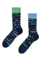 Dedoles Socken Unisex Damen Herren & Kinder Baumwolle viele lustige Designs 1 Paar Geschenk links rechts verschieden, Farbe: Blau, Motiv: Entwickler Developer Coding, Gr. 43-46