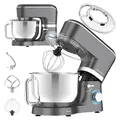 Vertenz Cosmiq 40 | Teigmaschine & Knetmaschine mit Fermentationsfunktion | 5,5L Küchenmaschine mit Planetensystem | 3000W | Edelstahl-Schüssel | 4 Aufsätze | Spritzschutz