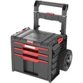 Werkzeugkoffer 3 Schubladen Patrol Qbrick System Pro Cart 2.0 - Schwarz