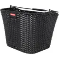 Vorderradkorb KLICKfix Structura 35x26x25cm,sw, geflochten,o. Adapter