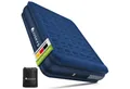 Juskys Luftmatratze Sapri, Doppel-Luftbett, selbstaufblasend, wasserdicht, inkl. Pumpe, Tasche