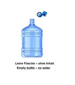 Mutto Trinkflasche mutto Wasserflasche Gallone für max. 19 L mit 2 Deckel - ohne Inhalt
