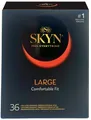 SKYN Large Latexfreie Premium-Kondome, größer & komfortabler 36 Stk.