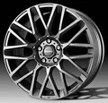 Momo Revenge matt black 7x17 ET25 - LK4/108 ML65.1 Alufelge schwarz