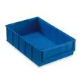 12 Stück Industrieboxen Lagerbox Lagerkasten Universalbox SET 300x183x81 mm blau