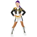 Rubies Offizielles Netflix KPop Demon Hunters Rumi Gold Classic Kinderkostüm, Verkleidung für Kinder, Größe 7-8 Jahre