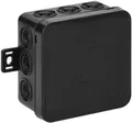 Orno kabelbox ip54 schwarz quadratisch 75x75x41mm - 4034051