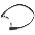 Patchkabel RockBoard Flat TRS Cable Black 30 cm Patch Kabel NEU