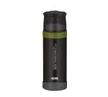 THERMOS MOUNTAIN BEVERAGE BOTTLE 0,75l, black, Thermosflasche Edelstahl mit Trinkbecher, 24 h heiß / 24 h kalt, leichte Outdoorflasche, robust, zerlegbarer Verschluss, BPA-frei