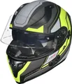 Bluetooth Intercom Sprechanlage Headset T-Com Klapphelm Jethelm Crosshem Integralhelm Black Neon XS (53-54)