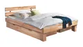 Bettgestell Massivholzbett Doppelbett Holzbett Kernbuche Holz Massiv 140x200 cm