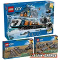 LEGO® City 60470+60205+60238 Arktis-Polarexpress mit Schienen & Weichen NEU