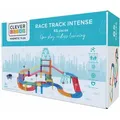 Cleverclixx Race Track Intense /  Magnetbaustein Autobahn-Bausatz - 65 Teile