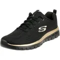 Skechers Graceful - Get Connected - Black / Rose Gold Polyester Größe: 40 Normal - Schwarz - 40