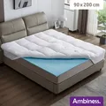 AMBINESS® Matratzen Topper Memory Foam Gel Kern| 7 Größen | 80x200cm - 180x200cm
