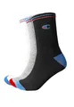 Champion Unisex Core Multicolor 3PP Crew Innensocken, Multicolore (Nero/Bianco/Grigio Melange Chiaro), 35-38 EU (2-5 UK)