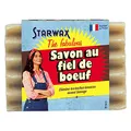 STARWAX THE FABULOUS Gallseife Fleckenseife, 100g, Entfernt hartnäckige Flecken, Blut Fett Wein Tinte Gras, Vor dem Waschen, Natürlich biologisch abbaubar, Seifenstück