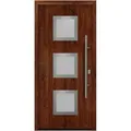 EcoStar Haustür Isopro IP 810S Dark Oak 110 cm x 210 cm DIN R