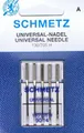 5 Schmetz Nähmaschinen-Nadeln Universal 130/705H Stärke 90/14 mit Flachkolben