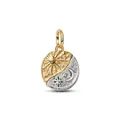 PANDORA ME Sonne und Mond Medaillon-Charm aus Sterling Silber mit 14K vergoldeter Metalllegierung, Kompatibel Me und Moments, 763977C01