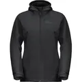 Jack Wolfskin Moonrise 3In1 Jkt W Black Black M - Schwarz - 168
