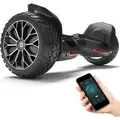 Bluewheel Hoverboard HX510_BL - 8.5" Vollgummireifen - LED-Scheinwerfer - Schwarz