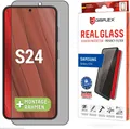 Displex Privacy Panzerglas (10H) für Samsung Galaxy S24 - Eco-Montagerahmen - Privacy Filter - Samsung - Galaxy S24 - Trockene Anwendung - Staubresistent - Schlagfest - Kratzresistent - Schockresistent - Transparent - 1 Stück(e) (01900)