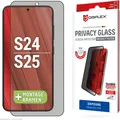 Displex Real Glass, Privacy Full Cover Panzerglas (1 Stk., Samsung Galaxy S24, Samsung Galaxy S25) (01900)