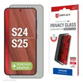 DISPLEX Privacy Full Cover Panzerglas (10H) für Samsung Galaxy S24/S25 01900