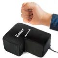 GOODS+GADGETS Big Enter Button XXL Enter-Taste mit Tisch-Kissen USB Gadget Keyboard zum Anti-Stress-Relief