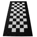 RAMROXX Performance Bodenfliesen Garagenboden Floor 2,8mx5,6m Schwarz Weiss Set2