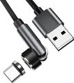 INF Magnetisches Ladekabel mit USB-C-Stecker Schwarz 1 m