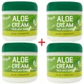 Tabaibaloe 4x Aloe Vera Körpercreme + Gesichtscreme 300ml ***TOP SPAR-ANGEBOT***