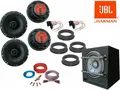 für VW Golf VII 7 JBL Einbauset Lautsprecher Tür vorn hinten aktiv Subwoofer