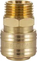 Poppstar Schlauchkupplung Druckluft-Schnellkupplung 1/2 Zoll Außengewinde, (1-tlg), Druckluft-Kupplung 1/2" AG NW 7,2 für Druckluft-Anschluss