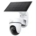 TP-Link Tapo TC90 KIT IP-Überwachungskamera mit Schwenk-Neige-Funktion, 2K-Auflösung (3 MP), Solarmodul, WLAN, Schutzklasse IP65, Nachtsicht, Zwe... - Weiß