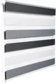 Woltu DR5616m1, Grau, Einfarbig, Polyester, 450 mm, 1500 mm