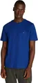 Tommy Hilfiger Herren T-Shirt Kurzarm Seasonal Solid Tee mit Rundhalsausschnitt, Blau (Wedge Blue), XXL