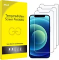 JETech Schutzfolie Kompatibel iPhone 12 mini 5,4 Zoll Gehärtetem Glas 3 Stück