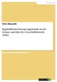Chris Muszalik | Kapitalflussrechnung angewandt an der Gruner und Jahr AG...
